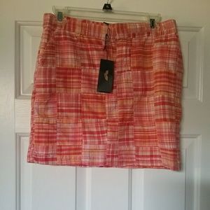 British Khaki Skirt Size 2 NWT